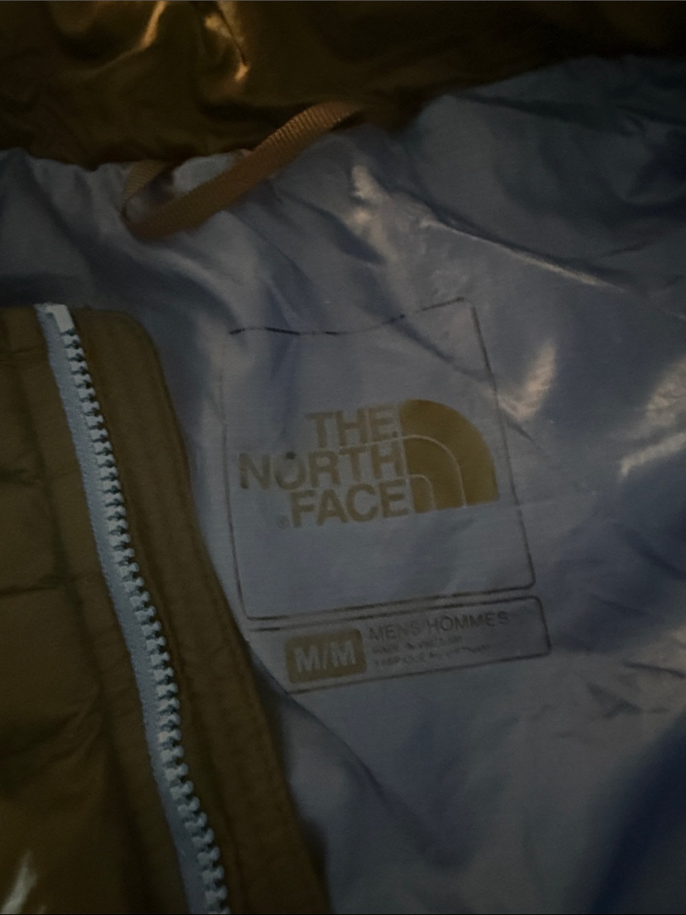 The North Face Black Quilted Vest Thermoball with Blue Accents - Picture 3 of 9